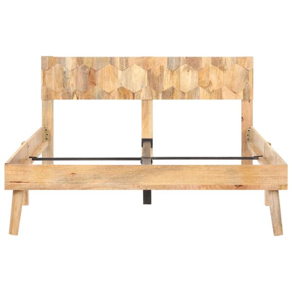 vidaXL sengestel 120x200 cm massivt mangotr&aelig;