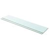 vidaXL hylder 2 stk. glaspanel 100 x 20 cm klar