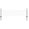 vidaXL Sekskantet hegn med stolpe 25 x 0,5 m PVC-belagt st&aring;l Gr&oslash;n Mesh