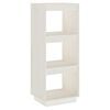 vidaXL bogreol/rumdeler 40x35x103 cm massivt fyrretr&aelig; hvid