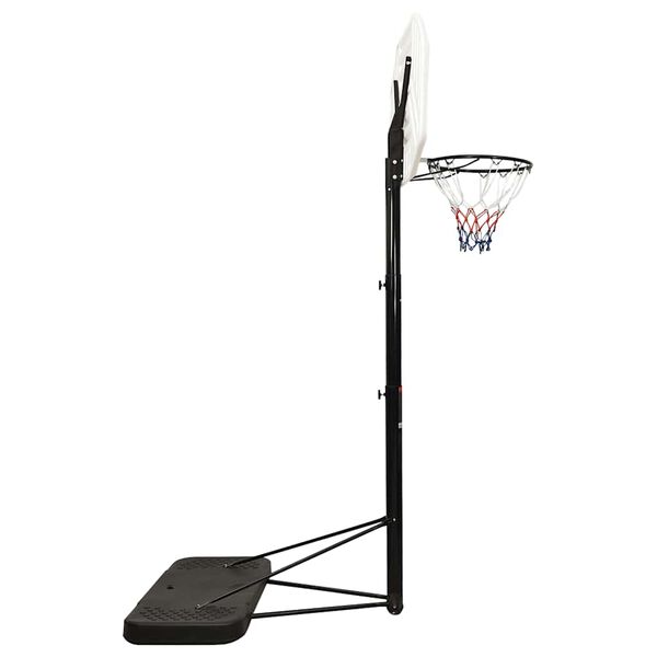 vidaXL basketballstativ 258-363 cm polyethylen hvid