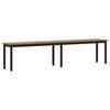 vidaXL b&aelig;nk Artisan eg 200 x 35 x 45 cm Konstrueret tr&aelig;