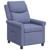 vidaXL Liggestol Jeans bl&aring; 69 x 93 x 102 cm Stof