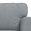 vidaXL Sofa 2 pcs Lysegr&aring; 155 x 82 x 80 cm Stof