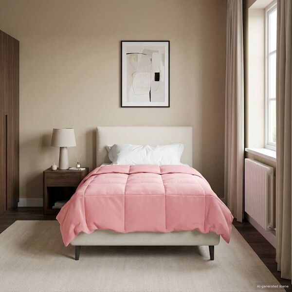 vidaXL Hel&aring;rs dyne Quilting Lyser&oslash;d 155 x 220 cm Mikrofiber