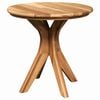 vidaXL Sidebord Brun 55 x 55 x 51 cm Massiv Teaktr&aelig;