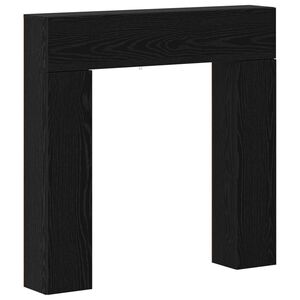 vidaXL Pejseramme Sort eg 102 x 18 x 100,5 cm Konstrueret tr&aelig;