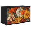 vidaXL V&aelig;gh&aelig;ngt TV Skab GENNEP 69 x 33 x 40 cm Sort eg Konstrueret tr&aelig;