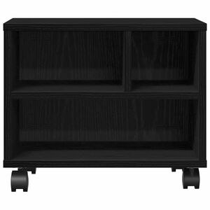 vidaXL Printerstand Sort eg 41 x 32 x 33.5 cm Konstrueret tr&aelig;