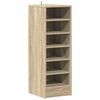 vidaXL skoreol 31,5x35x90 cm konstrueret tr&aelig; sonoma-eg