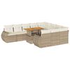 vidaXL sofas&aelig;t til haven 11 dele med hynder polyrattan beige