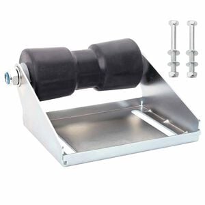 vidaXL B&aring;dtraileroller med beslag 20,3 cm S&oslash;lv Galvaniseret st&aring;l