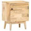 vidaXL sengebord 40x30x50 cm massivt mangotr&aelig;