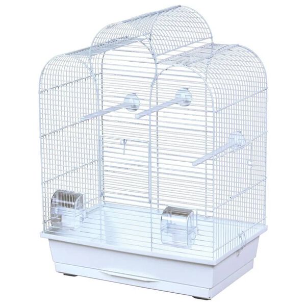 FLAMINGO undulatbur Dara 48x28x61,5 cm hvid