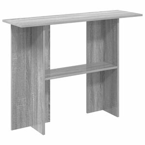 vidaXL Konsolbord Gr&aring; sonoma-eg 100 x 30 x 75 cm Konstrueret tr&aelig;