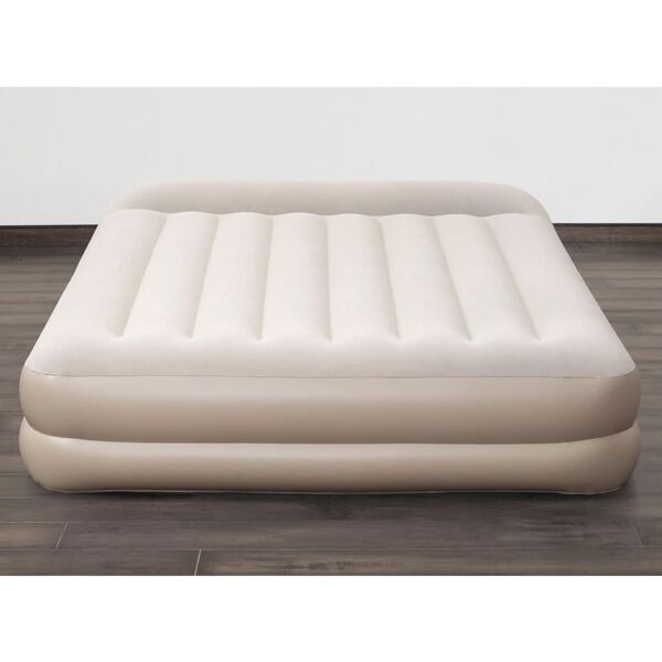 Bestway luftmadras Tritech 203x152x42 cm 2-personers beige
