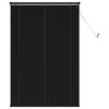 vidaXL Persienner Sort 150 x 100 cm 25 mm PVC