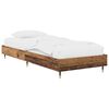 vidaXL Sengestel Gammelt tr&aelig; 80 x 200 cm Konstrueret tr&aelig;