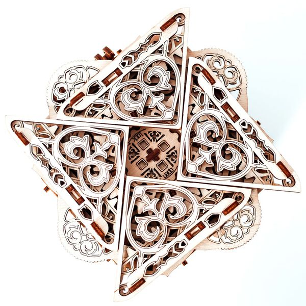 WOODEN CITY skalamodels&aelig;t mysterieboks tr&aelig;