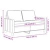 vidaXL 2-personers sofa 120 cm stof brun