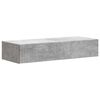 vidaXL V&aelig;gh&aelig;ngt Sideskab 87,5 x 34,5 x 17 cm Konstrueret tr&aelig; Betongr&aring;