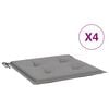 vidaXL hynder til havestol 4 stk. 50x50x3 cm oxfordstof gr&aring;