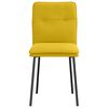 vidaXL spisebordsstole 4 stk. fløjl gul