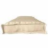 vidaXL Palle Pudes&aelig;t 2 pcs Beige 180 x 40 x 8 cm 100% polyester