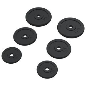 vidaXL v&aelig;gtskiver 6 stk. 30 kg st&oslash;bejern