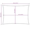 vidaXL solsejl 2x3,5 m rektangul&aelig;r oxfordstof beige