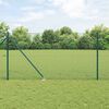 vidaXL Hegnsp&aelig;l Gr&oslash;n 50 x 1,4 m (16 x 16 mm net) St&aring;l og PVC