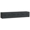 vidaXL TV-skab 147 x 34,5 x 27 cm Sort Konstrueret tr&aelig;