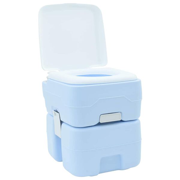 vidaXL Camping toilet Blå 41.5 x 36.5 x 42 cm Højdensitet polyethylen