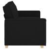 vidaXL 2-personers sofa sort 180x78x84 cm stof