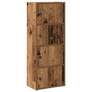 vidaXL bogreol 40x24x102 cm konstrueret tr&aelig; antikt tr&aelig;