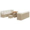 vidaXL Havesofa S&aelig;t med pude med pude Beige og creme 90 x 55 x 71 cm