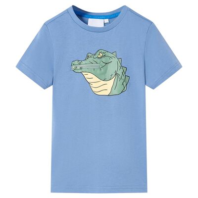 T-shirt til børn str. 92 blå