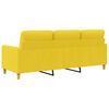 vidaXL 3-personers sofa 180 cm stof lysegul