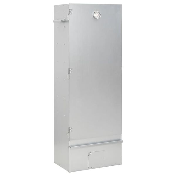 vidaXL rygeovn med generator til koldr&oslash;gning galvaniseret st&aring;l