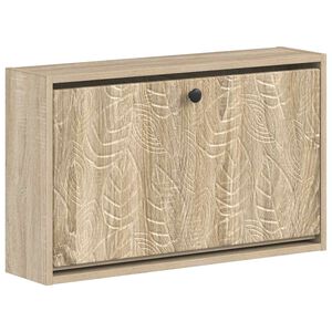 vidaXL V&aelig;gmonteret Skoskab DELFT 71 x 17 x 43 cm Konstrueret tr&aelig;