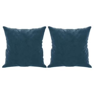 vidaXL pyntepuder 2 stk. 40x40 cm velour bl&aring;