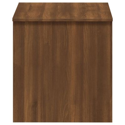 vidaXL sofabord 102x50,5x52,5 cm konstrueret træ brun egetræsfarve