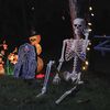 vidaXL Halloween Skelet 2 pcs Hvid 85 cm PVC
