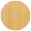 vidaXL bordplade &Oslash;70x1,5 cm bambus