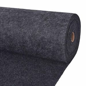 vidaXL T&aelig;ppe Antracit 1,2 x 10 m Polyester