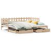vidaXL daybed med udtr&aelig;k og skuffer uden madras 90x200 cm