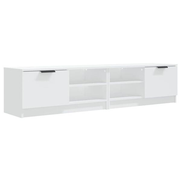 vidaXL tv-borde 2 stk. 80x35x36,5 cm konstrueret tr&aelig; hvid
