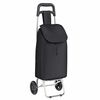 vidaXL Indk&oslash;bsvogn Sort 35 x 28 x 92 cm Oxford stof