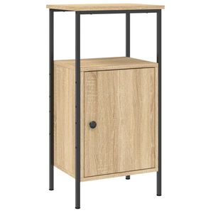 vidaXL sengebord 41x31x80 cm konstrueret tr&aelig; sonoma-eg