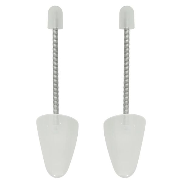 vidaXL skotræer 5 par str. 38-44 plast hvid